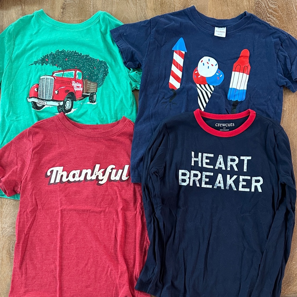 4 Boys Holiday Shirts!